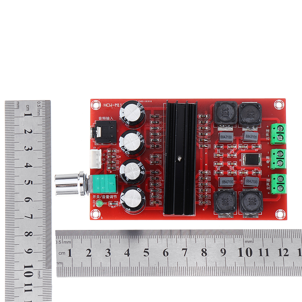 ARDUINO AMPLIF 2X100W 14-34V