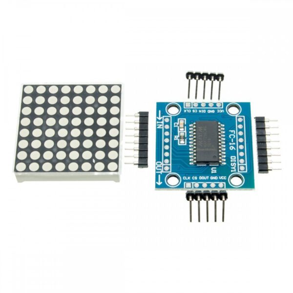 ARDUINO MAX7219 MODULO MATRIZ LEDS 8X8 ROJO ARDUINO PIC