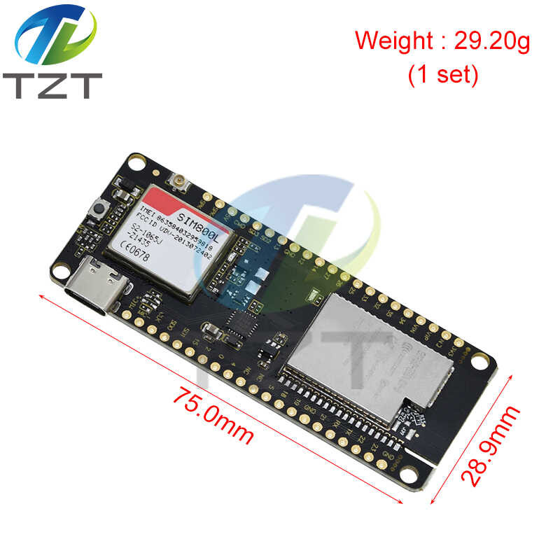 MODULO ARDUINO INALAMBRICO ESP32 GPRS TARJETA SIM 800L